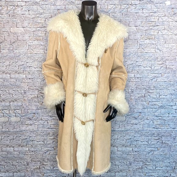 Utex Jackets & Blazers - Utex Design Leather Fur Coat